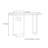 Modern multi-functional acrylic console table