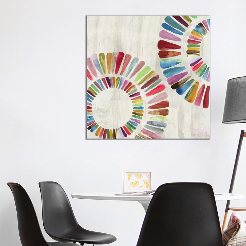 Fun Rings I by Aimee Wilson - Wrapped Canvas Painting, 93.98 cm H x 93.98 cm W x 3.175 cm D