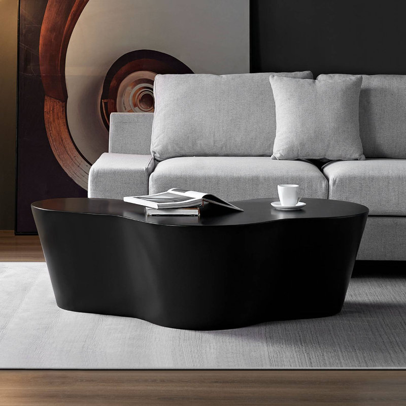 Table basse 50 po Unique, Noir