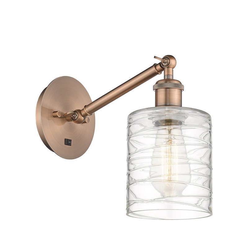 Shauna Armed Sconce, LED, Antique Copper