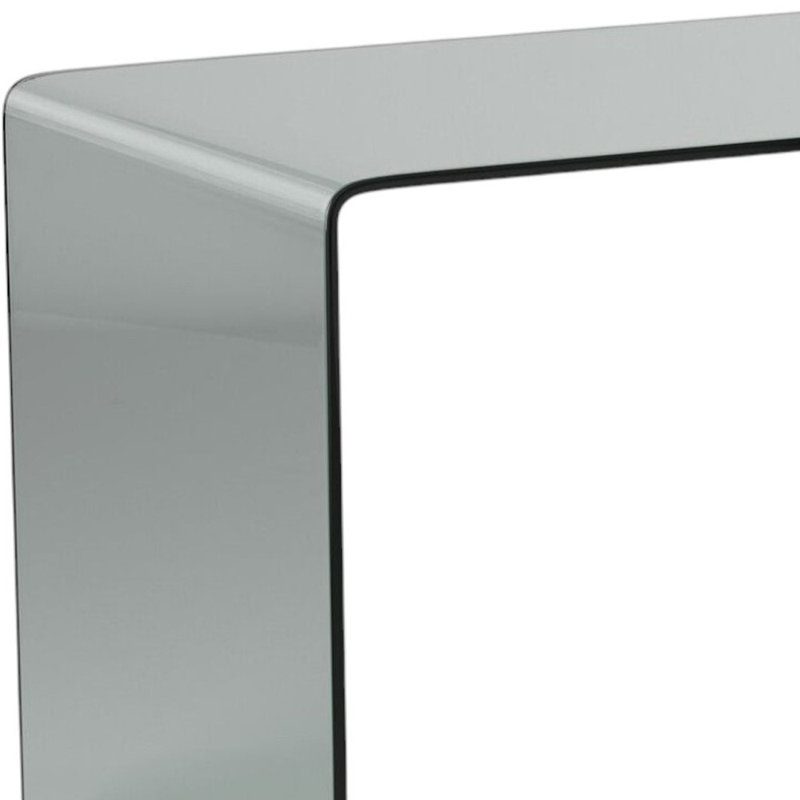 Bureau d'ordinateur 50 "en verre transparent