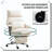 Overstuffed Office Chair Lumbar Support Swivel Casters-1520217930