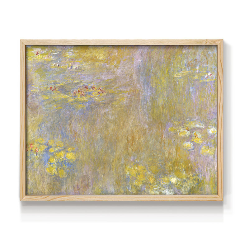 Claude-CVI -Framed Print - Restickable, 8" H x 10" W, Natural