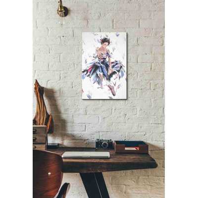 'Ballerina' by Alexander Gunin, Canvas Wall Art