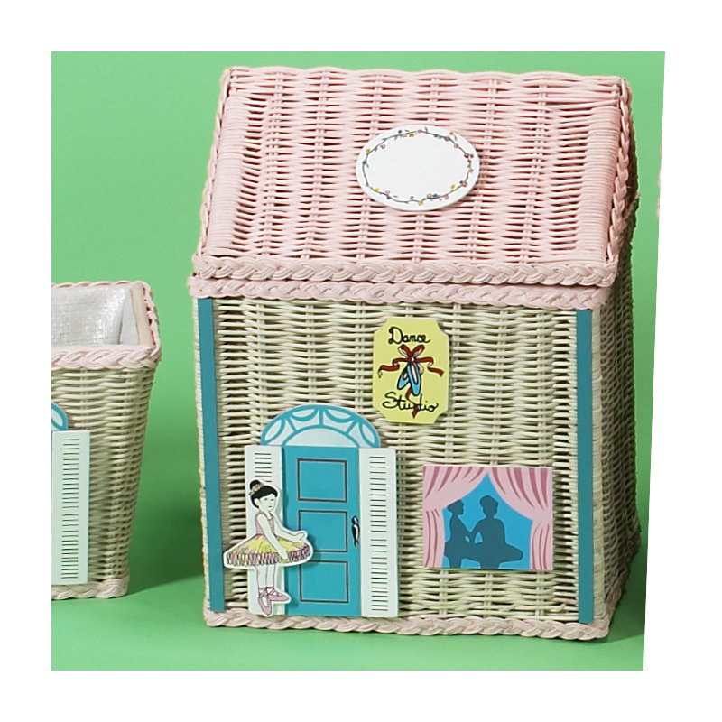 Petit panier à linge à mèches