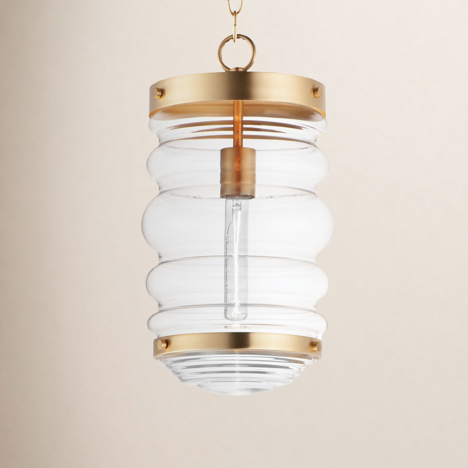 Single Light Glass Dimmable Pendant