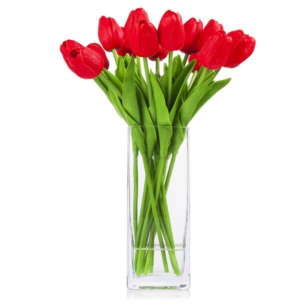 Primrue Tulip Arrangement in Vase & Reviews | Wayfair