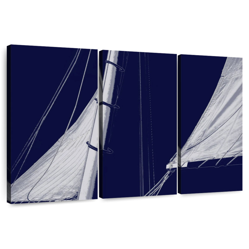Aletra Schooner Sails II, 42" H x 65" W