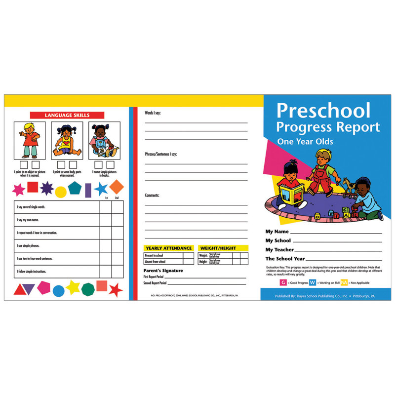 Rapport d'étape préscolaire