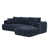 Chenille bleu foncé