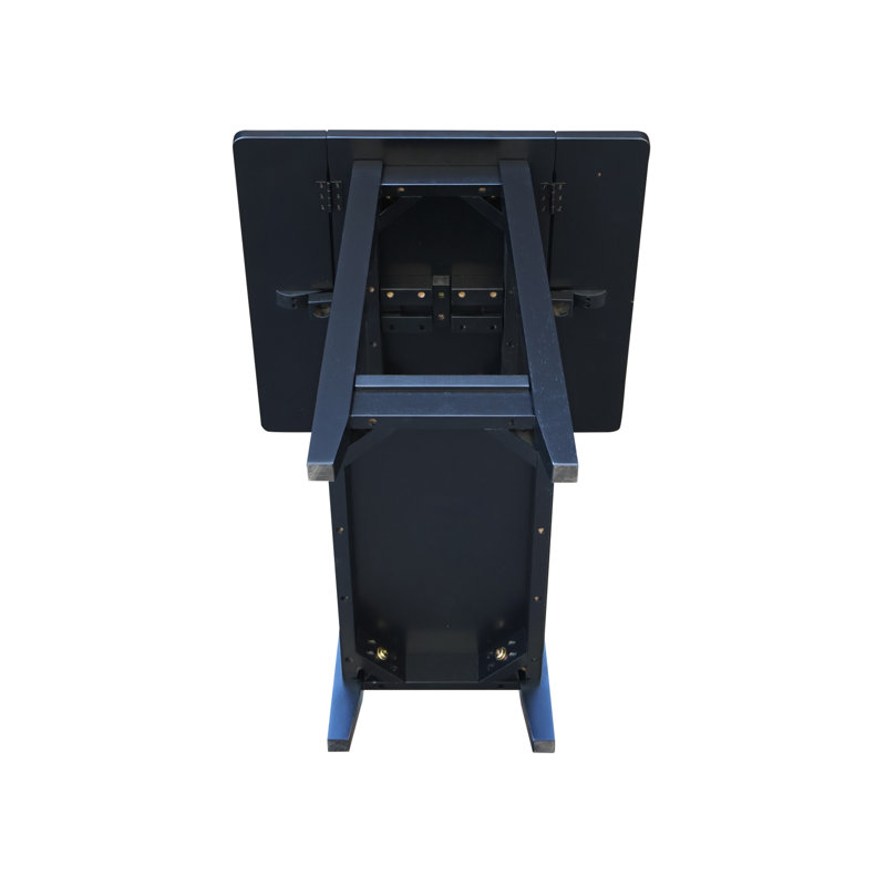 Keiandre Solid Wood End Table, Black