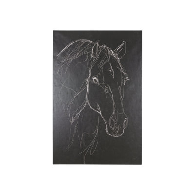 Toile texturée Thoroughbred Dark III a Hand
