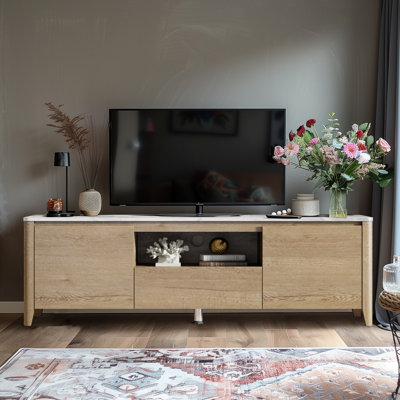 Yamiyah Marble Top Scandinavian TV Stand