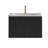 24" Floating Bathroom Vanity - Striped Brushed Black Oak, White Ceramic Sink Sophisticated Oak Finish, Magnetism-1965519136-1965519141