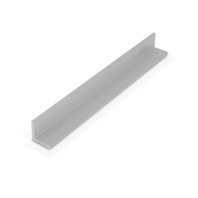 Outwater Industries Extruded 90 Degree Aluminum Angle Alu449-S Satin Finish 3/4''X3/4''X1/8'' Aluminum Angle Moulding 36 (Pack Of 4)