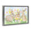 Cadre flottant Three Bunnies In The Grass, design par Lee Ann Sanders