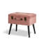 Tabouret de coiffeuse en bois massif Coleridge-841957946