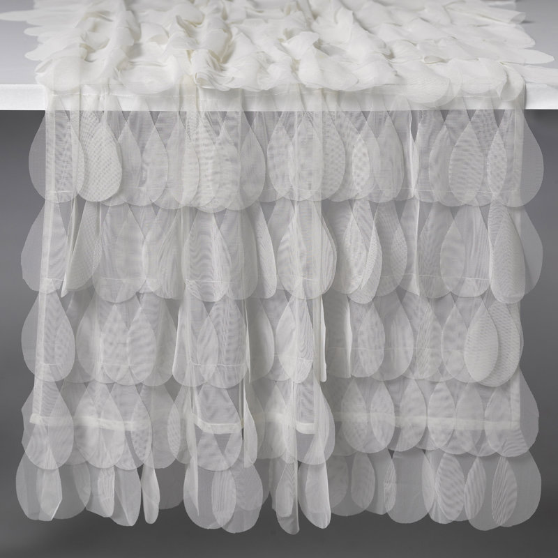 Kyesha Table Runner, Ivory