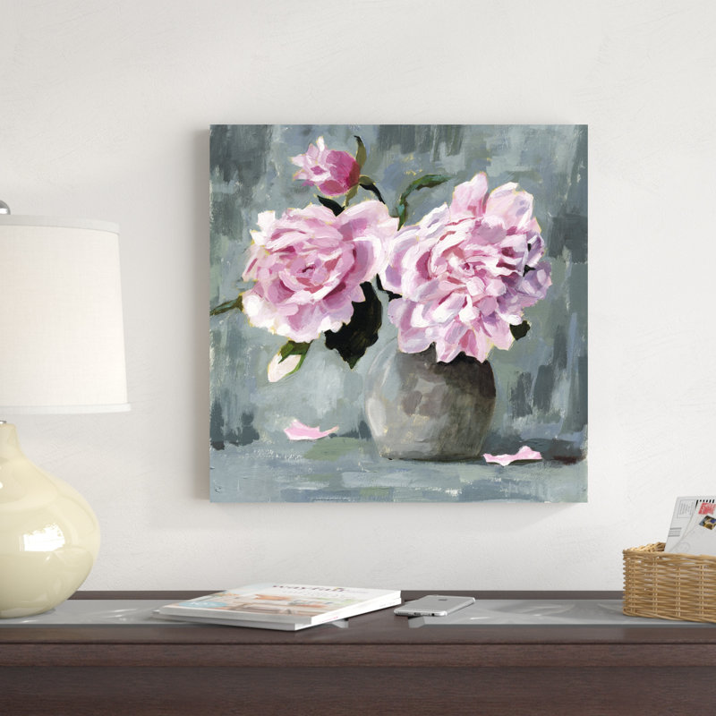 " Peony Study I ", 20" H x 20" W x 1.25" D
