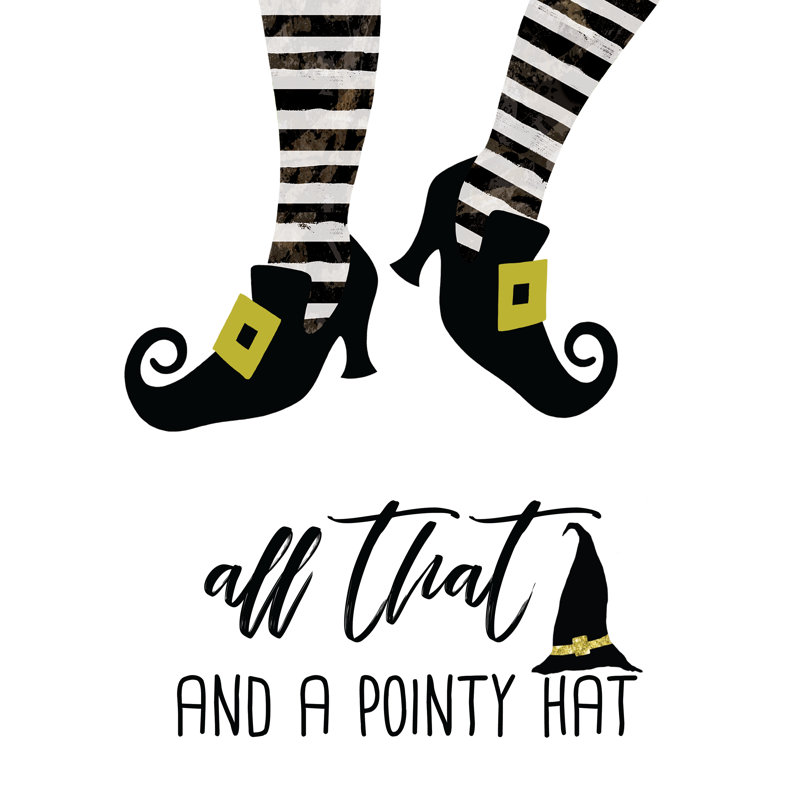Pointy Hat - Wrapped Canvas Print, 30cm H x 30cm W x 3.8cm D