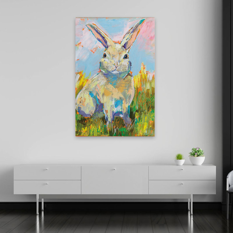 Animals And Aqua Peter Art, 60" H x 40" W