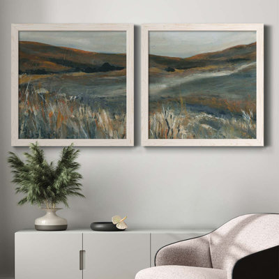 " Copper Dusk I " 2 - Pieces Painting Print