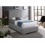 Lit plateforme tapissier en bois massif Crosby-67046591-67046592