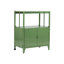 Armoire de rangement pliante en métal à roulettes