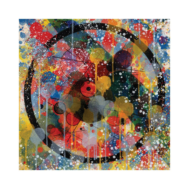 Kandinsky Spray Art Tribute by Emmanuel Signorino - Wrapped Canvas Gallery-Wrapped Canvas Giclée, 30.48 cm H x 30.48 cm W