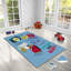 Tapis luxueux (2,6 x 4,6 pieds), 100% polyester, 740 g / m² | Tissu de velours doux, envers en feutre antidérapant, éponge stratifiée pour le confort | Antibactérien, lavable à la machine à 30 ° C | Élégante décoration intérieure-880748125