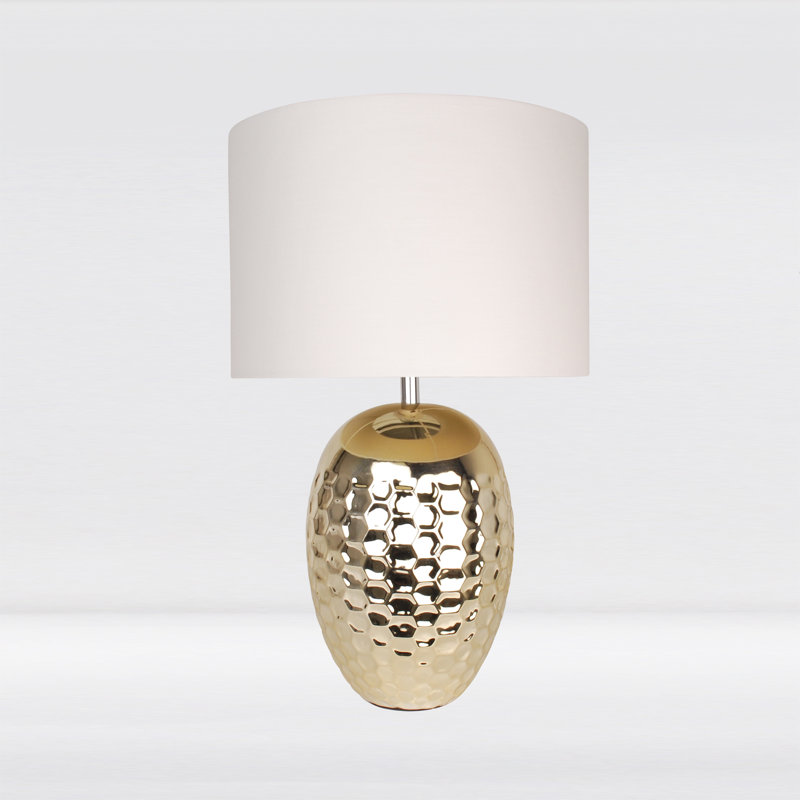 Zamora Ceramic Table Lamp, White
