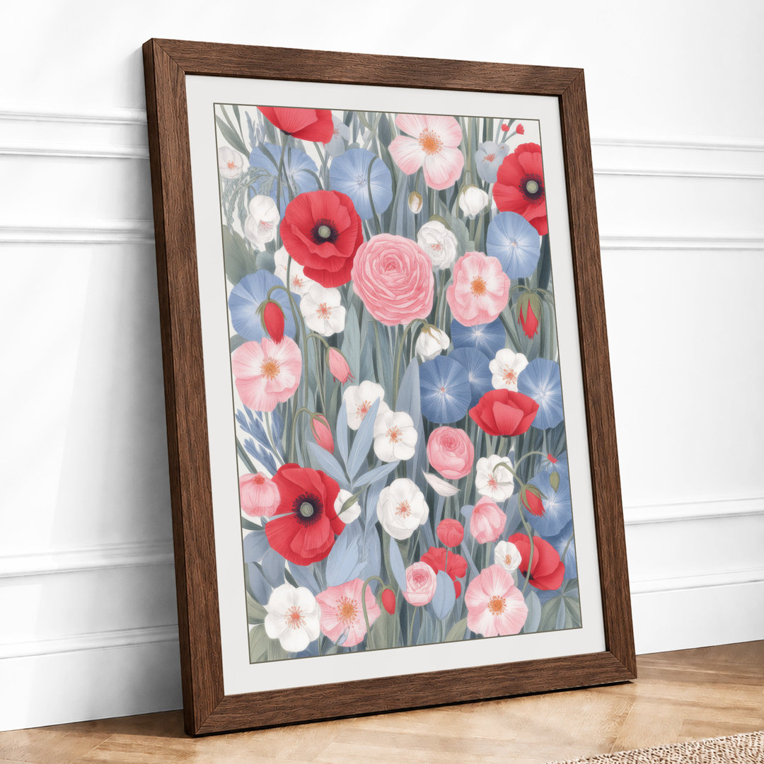 Wildflower Meadow Botanical - Framed Print