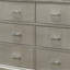 Commode avec façades de tiroirs en relief en crocodile - Solution de rangement élégante et fonctionnelle (ne comprend pas de miroir)-107130502