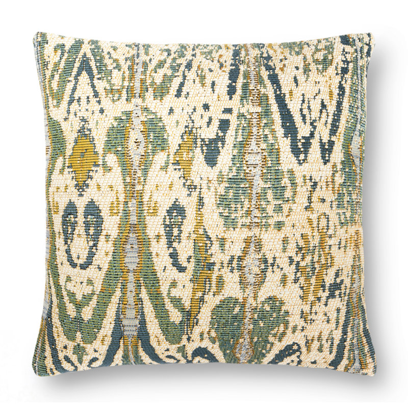 Abstract Throw Pillow, 22" x 22", Polyester/Polyfill