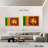 Shiny Sri Lanka Flag
