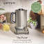 Bouilloire à température de précision Lotus Professional Series The Purist, bouilloire électrique 1,5 L, 1500 watts, acier inoxydable, LTSKT500