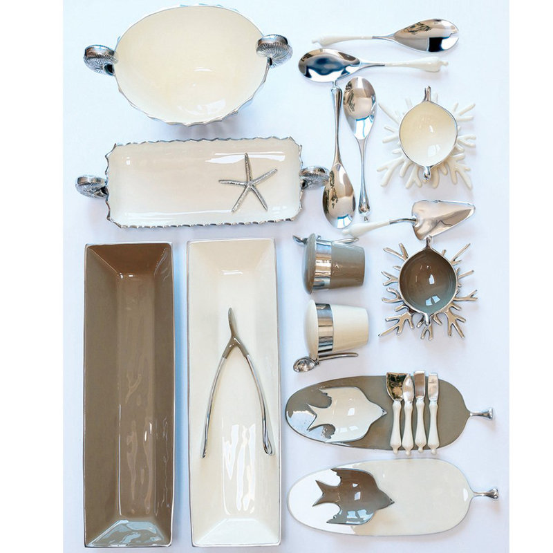 Dove Dish Vanity Tray, Gold