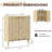  2 - Door Corner Accent Cabinet, Storage Cabinet With Recessed Power Strip & Adjustable Shelf, Space-saving Corner Furniture For Living Room Bathroom Kitchen