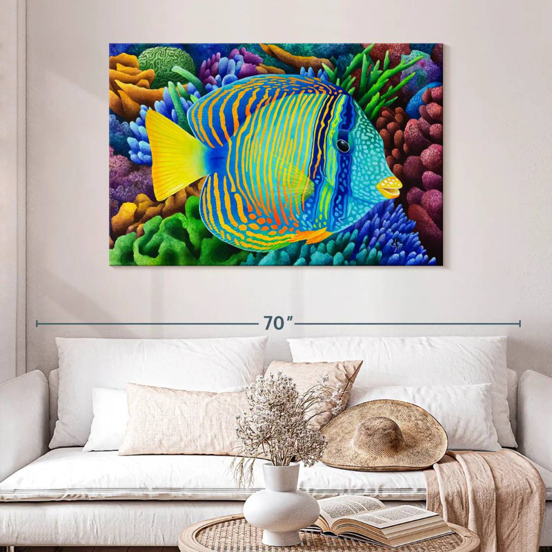 Sailfin Tang, 32" H x 48" W