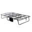 Lit pliant avec matelas en mousse apaisante: 75 po x 45 po, structure en métal, housse de rangement, lit à roulettes facile à utiliser: utilisation