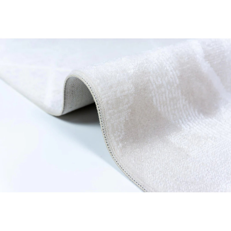 Siena Cream Soft Touch Densely Woven Acrylic Carpet, Rectangle 3' x 16'5"