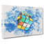 The Rubik Cube - Wrapped Canvas-56667518