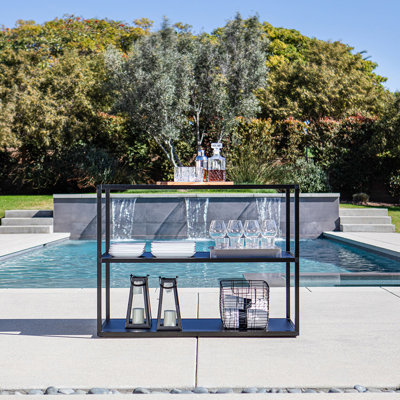 Outdoor Kitchen Series 47'' Aluminum 1 Grade 304 Stainless Steel Freestanding Bar Centre