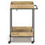 Chariot de bar Simons - 61 cm (24 po) - Naturel