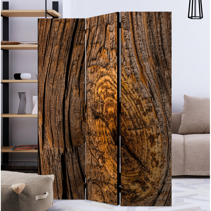 Cobb 172cm H Solid Wood Folding Room Divider, 3