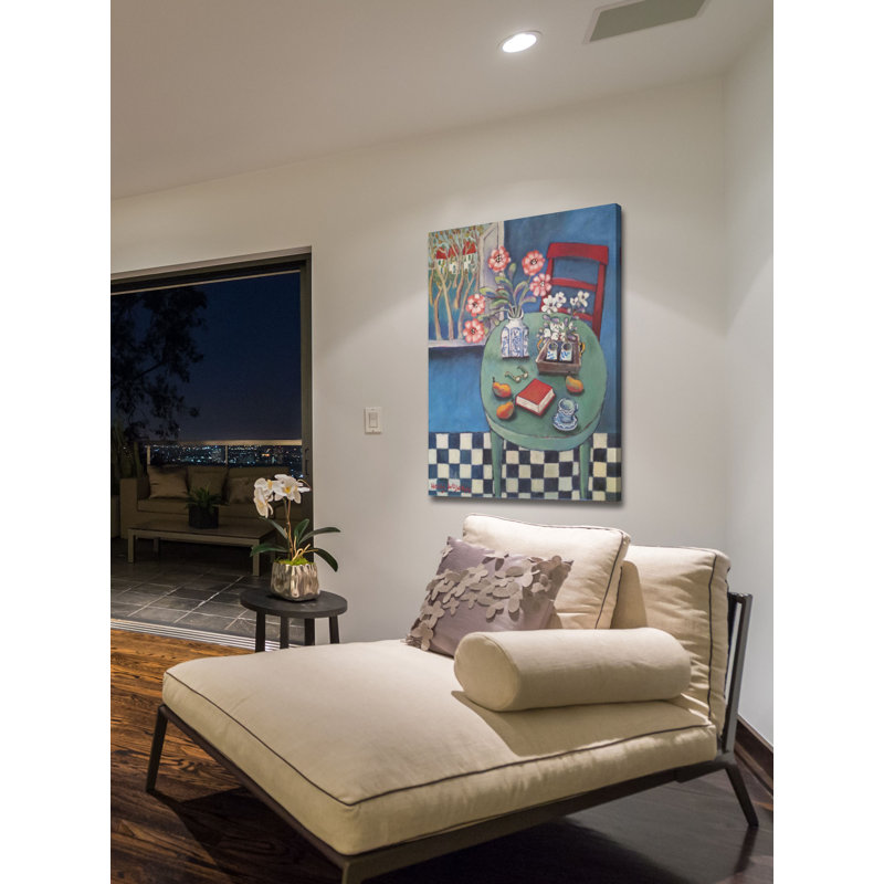 « latable envert » par holly wojahn, reproduction d’art sur toile tendue, H 30 po x l 20 po x P 1,5 po