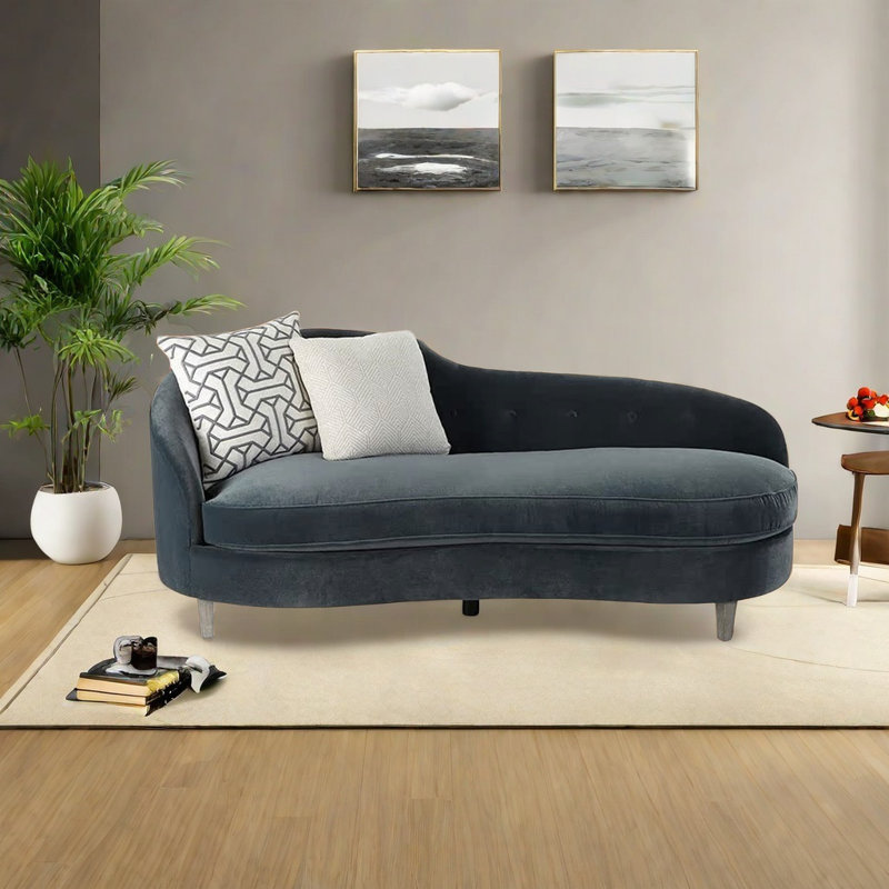 Light luxury simple solid wood recliner