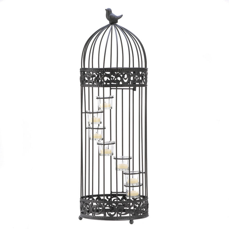 SUPPORT À BOUGIE BIRDCAGE