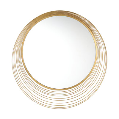 34.75'' Antique Gold Mirror