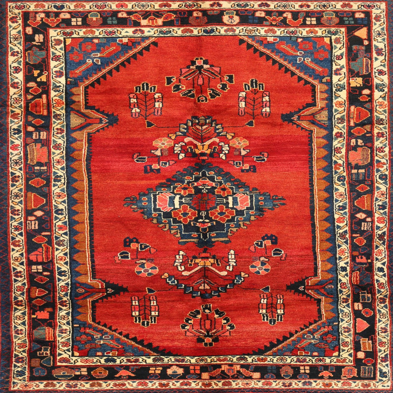 Oriental Indoor Rug, Square 6'
